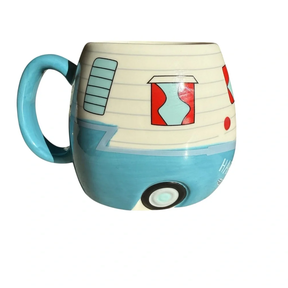 BASS PRO SHOPS HAPPY CAMPER CERAMIC MUG – 16 OZ CAMPER VAN DESIGN